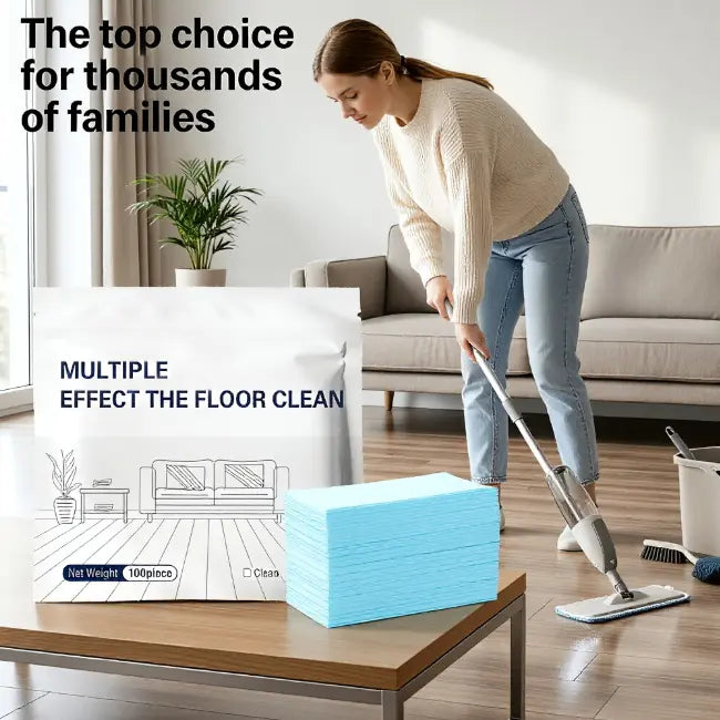Multi-Surface Floor Cleaning Tablets – Concentrated Cleaner for Hardwood