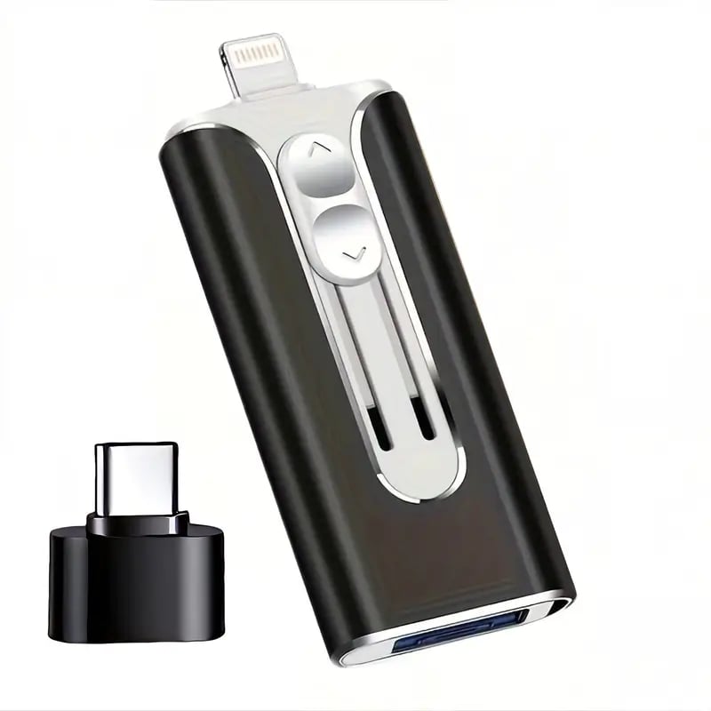 32GB~2TB Micro USB + 8 Pin + USB 3.0 3 in 1 Mobile Phone Computer U-Disk