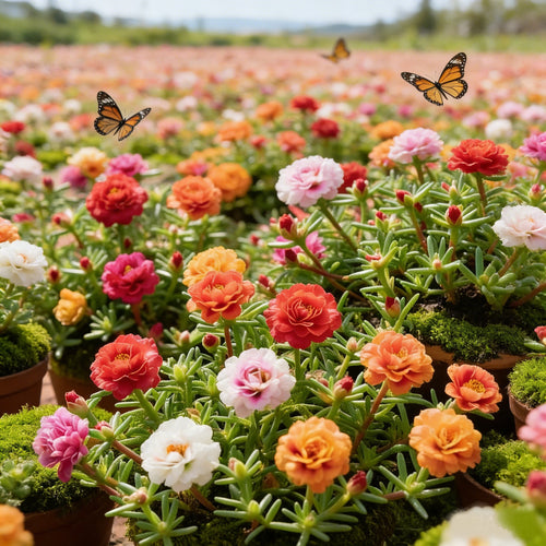 Moss Rose Seeds – Perennial Flower Seeds Easy to Grow