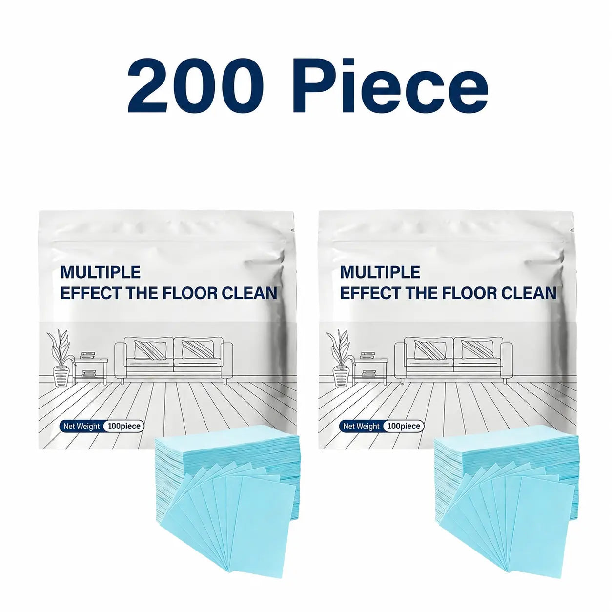 Multi-Surface Floor Cleaning Tablets – Concentrated Cleaner for Hardwood