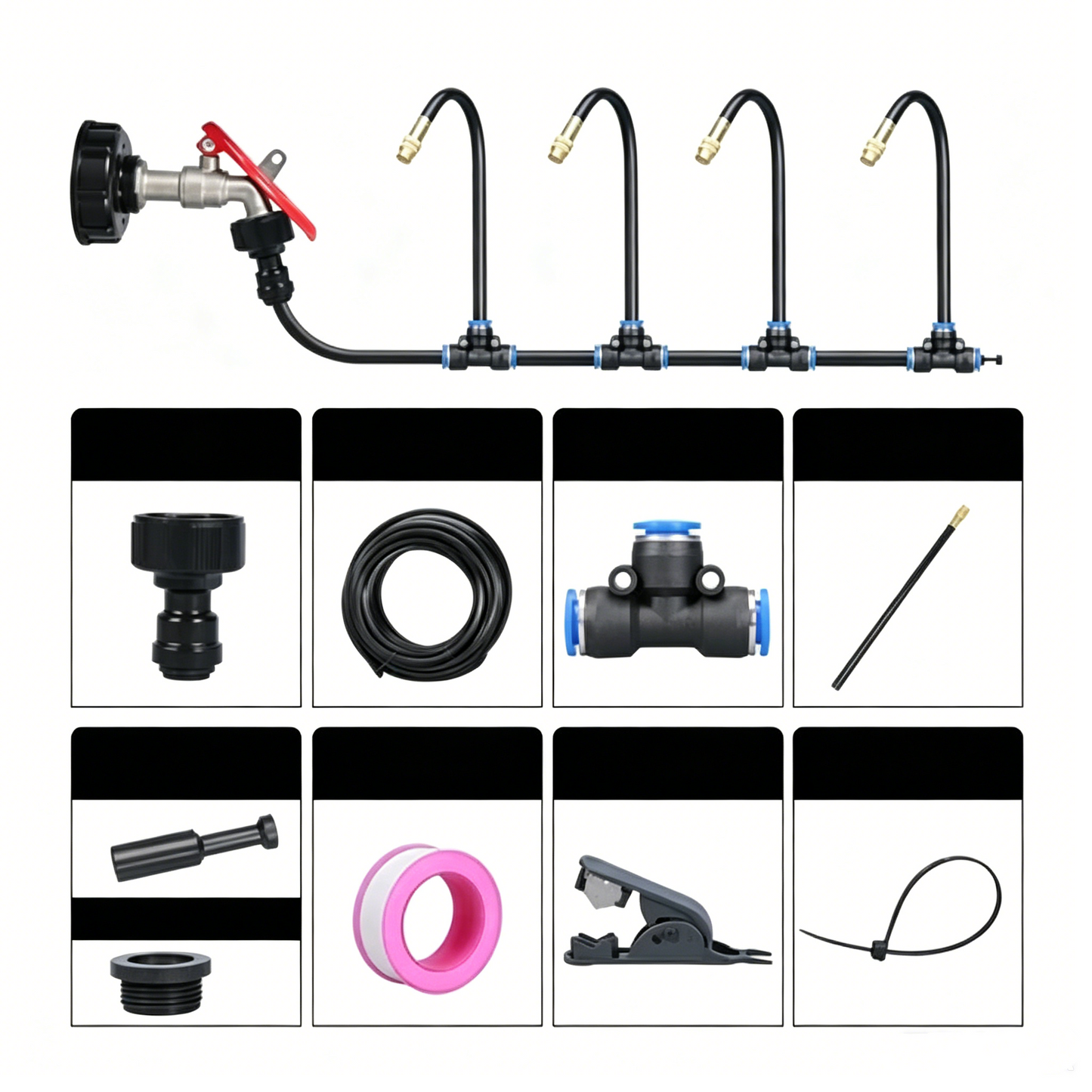 360° Curved Garden Automatic Irrigation System