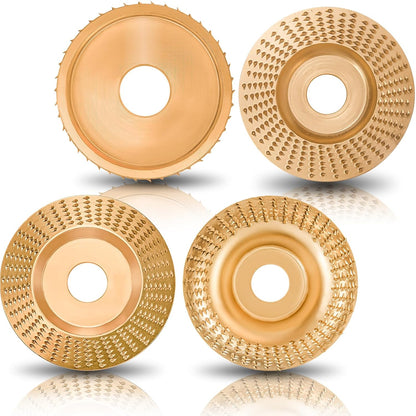 13PCS Wood Carving Disc Set for 4" or 4 1/2" Angle Grinde