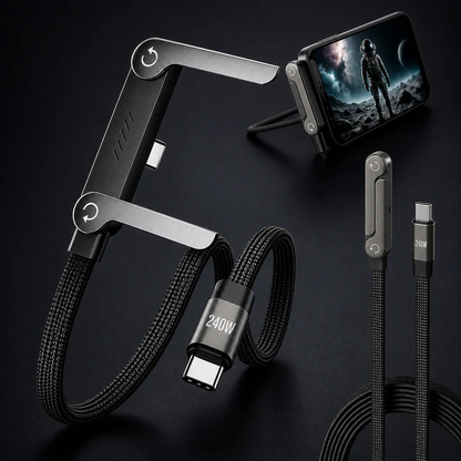 240W Super Fast Charging 360° Rotating Invisible Stand