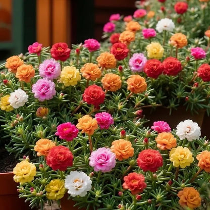 Moss Rose Seeds – Perennial Flower Seeds Easy to Grow