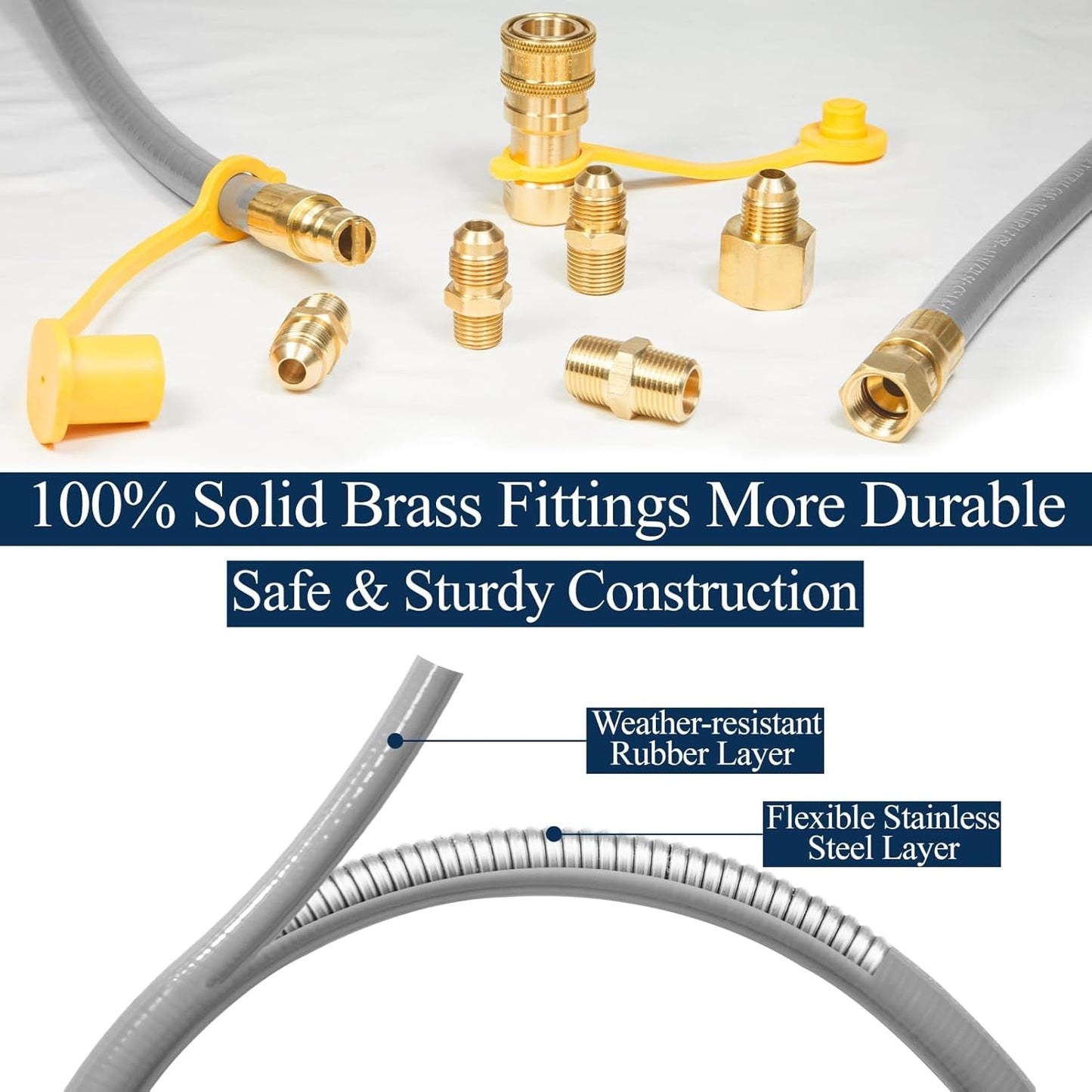 12FT or 24FT Low Pressure LPG Hose