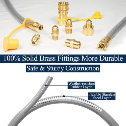 12FT or 24FT Low Pressure LPG Hose