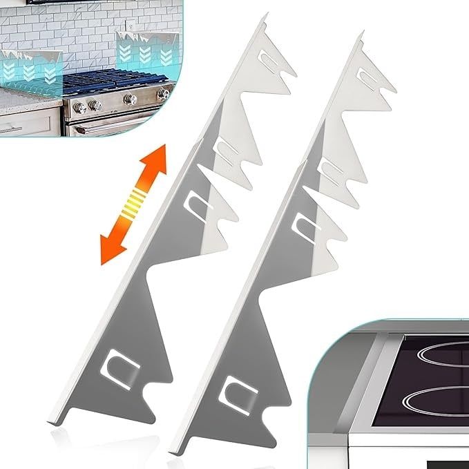 Retractable Stainless Steel Stove Gap Covers