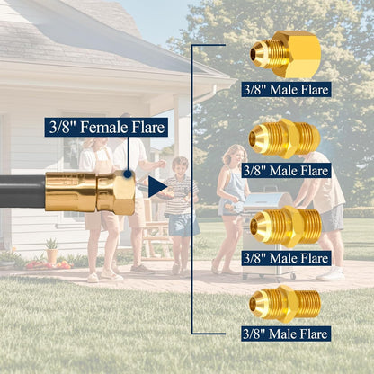 12FT or 24FT Low Pressure LPG Hose