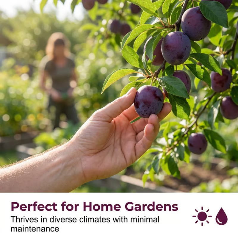 Heirloom Non-GMO Grafted Plum Tree Seeds