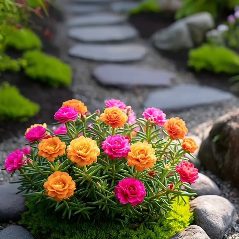 Moss Rose Seeds – Perennial Flower Seeds Easy to Grow