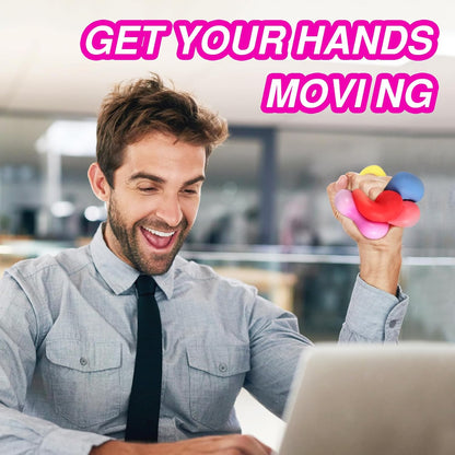 24 Pack Slow Rising Stress Cube  Dough Stress Balls Soft Fidget Squishy Toys