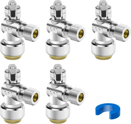 1/2" x 3/8" Angle Stop Valves