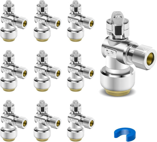 1/2" x 3/8" Angle Stop Valves