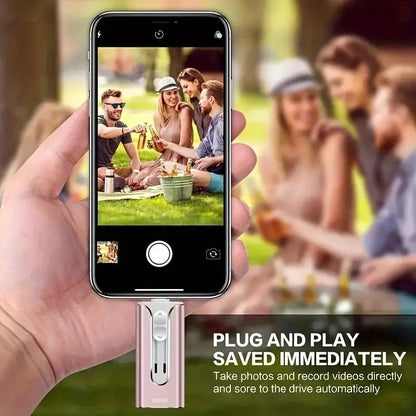 32GB~2TB Micro USB + 8 Pin + USB 3.0 3 in 1 Mobile Phone Computer U-Disk