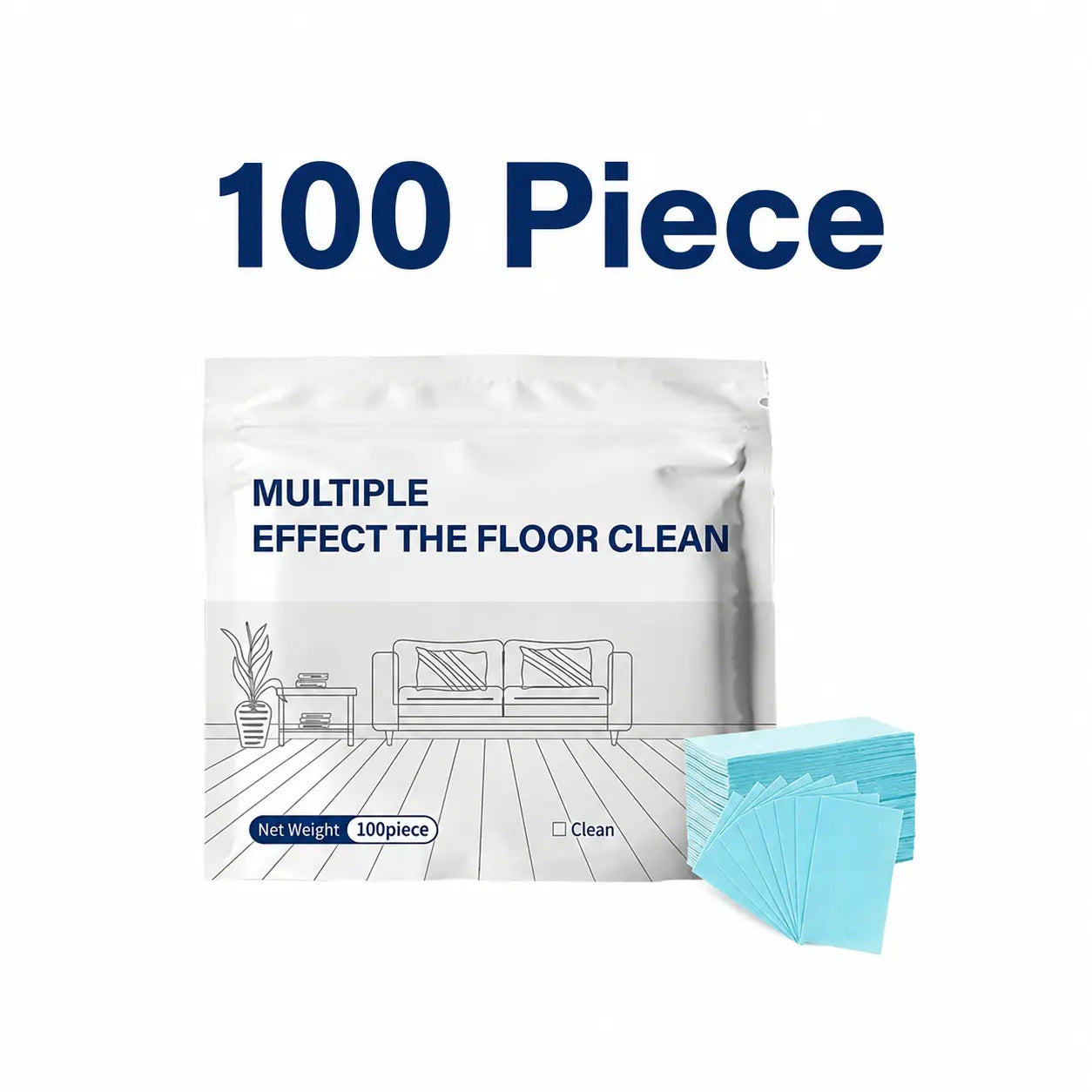 Multi-Surface Floor Cleaning Tablets – Concentrated Cleaner for Hardwood