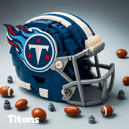 Football Team Building Block Helmet