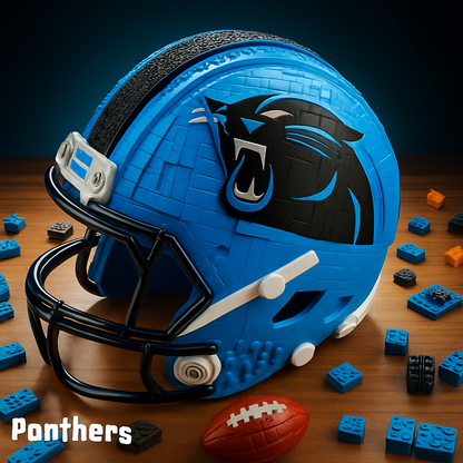 Football Team Building Block Helmet