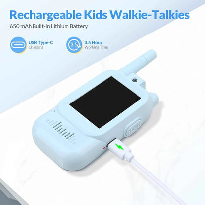 2PCS Kids Video Walkie Talkies Toys