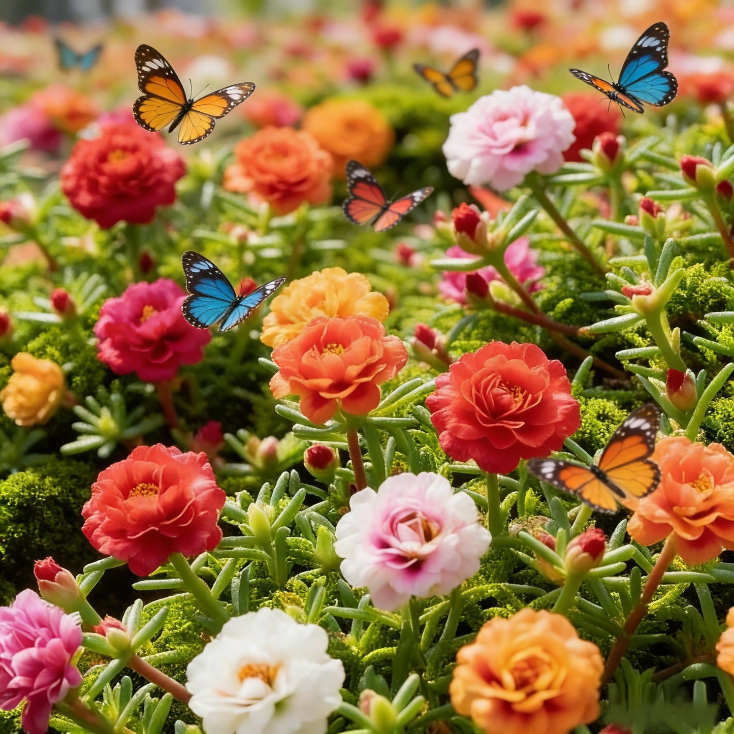 Moss Rose Seeds – Perennial Flower Seeds Easy to Grow