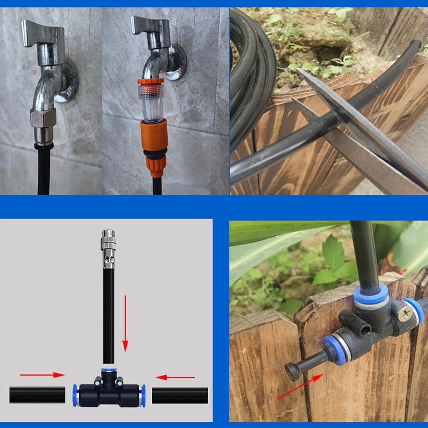 360° Curved Garden Automatic Irrigation System