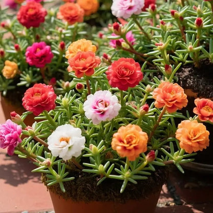 Moss Rose Seeds – Perennial Flower Seeds Easy to Grow