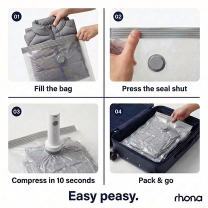 Portable Vacuum Compressor for Travelers